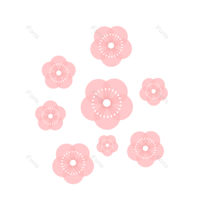 浪漫图片,素材元素,简约PNG,花朵免抠素材